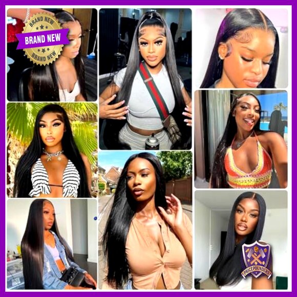 Unprocessed Brazilian Human Hair Extensions Straight 3 Bundles 150g Total main image 6